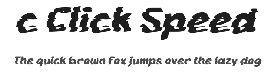 c Click Speed