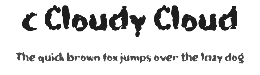 c Cloudy Cloud