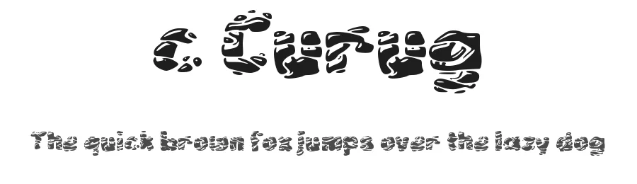 c Curug by wepfont.com β Decorative Font