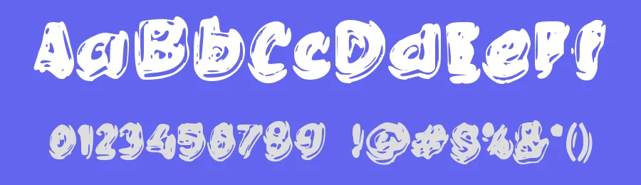 c Cute Bubble by wepfont.com — Decorative Font — thumbnail 3