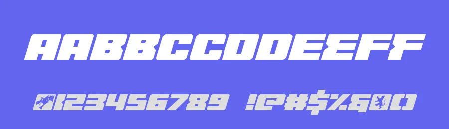 C.O.D.E.R. by Iconian Fonts — Display Font — thumbnail 3