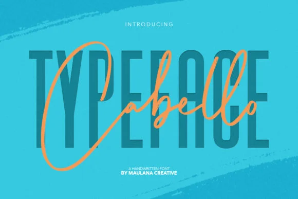 Cabello Font by Maulana Creative — Script Handwritten Font