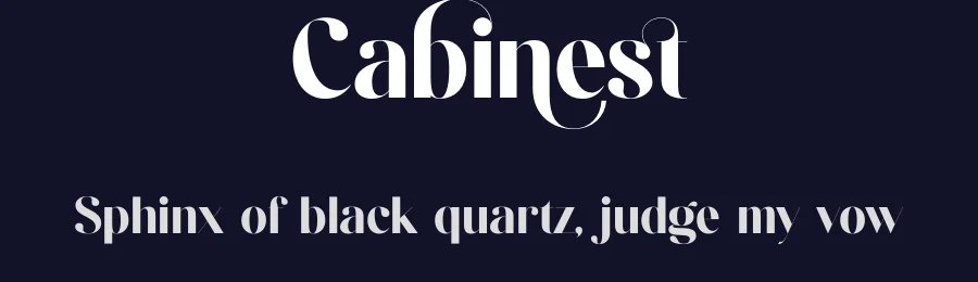 Cabinest by BrandSemut — Sans Serif Font — thumbnail 2