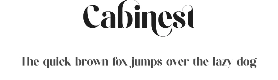 Cabinest by BrandSemut — Sans Serif Font