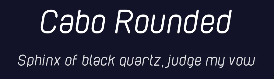 Cabo Rounded by Design a Lot — Sans Serif Font — thumbnail 2