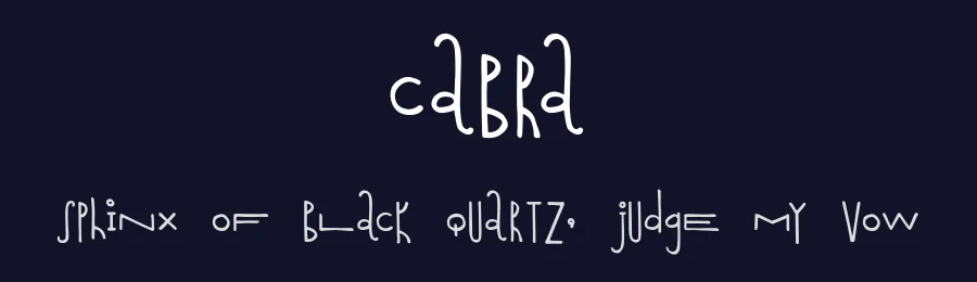 Cabra by africaan — Script Handwritten Font — thumbnail 2