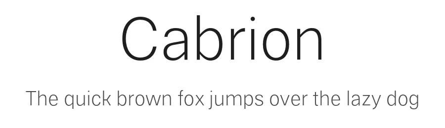 Cabrion by Lafontype — Sans Serif Font