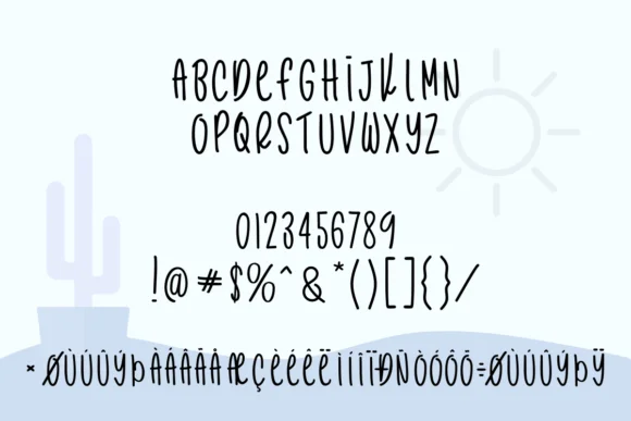 Cactus Story Font by Deedeetype — Script Handwritten Font — thumbnail 2