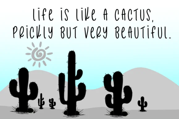 Cactus Story Font by Deedeetype — Script Handwritten Font — thumbnail 4