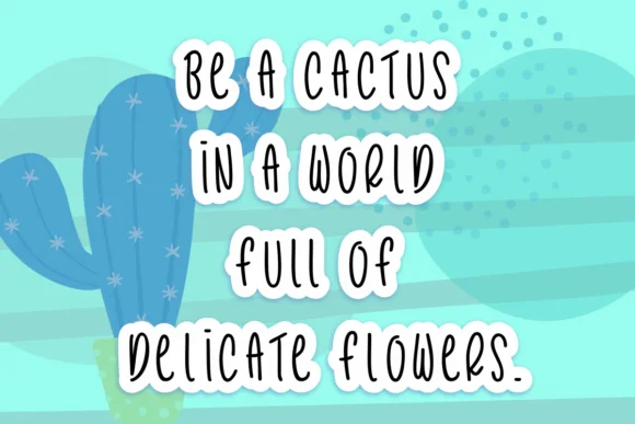 Cactus Story Font by Deedeetype — Script Handwritten Font — thumbnail 5