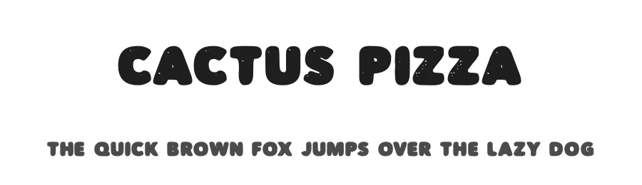 Cactus Pizza