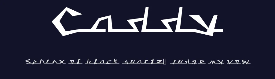 Caddy by No Images Fonts — Decorative Font — thumbnail 2