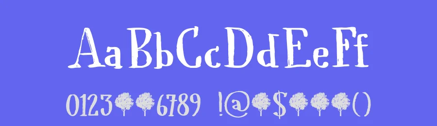 Cadora Woods by Hanoded — Decorative Font — thumbnail 3