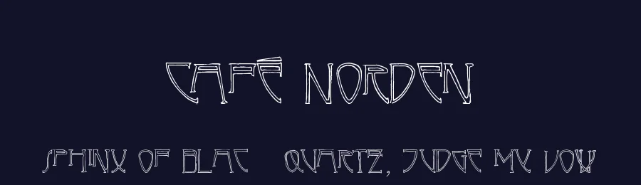 Café Norden by deivz — Decorative Font — thumbnail 2