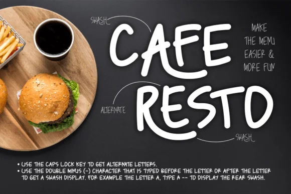 Caferesto Font by arukidz.fl — Script Handwritten Font — thumbnail 2
