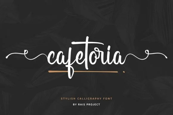Cafetoria Font by RaisProject — Script Handwritten Font
