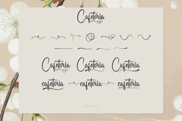 Cafetoria Font by RaisProject — Script Handwritten Font — thumbnail 8