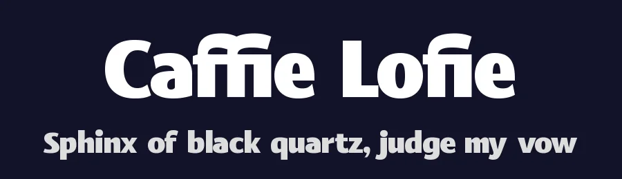 Caffie Lofie by Timelesstype Studio — Sans Serif Font — thumbnail 2
