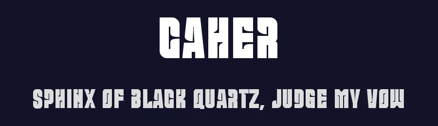 Caher by Perfectype — Display Font — thumbnail 2