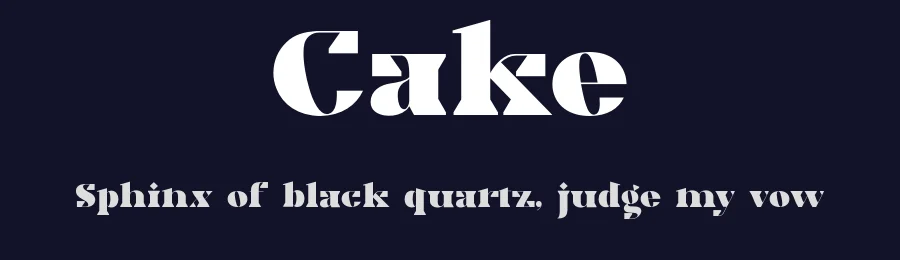 Cake by 177Studio — Decorative Font — thumbnail 2