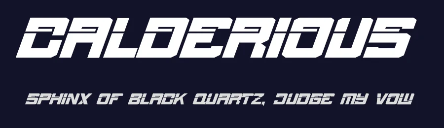 Calderious by Yan Studio — Display Font — thumbnail 2