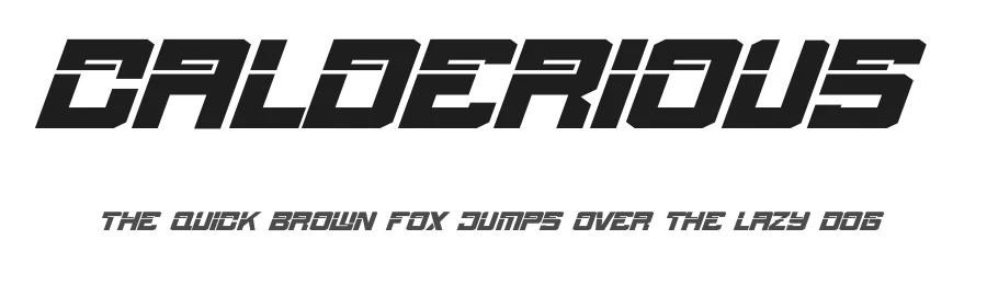 Calderious by Yan Studio — Display Font
