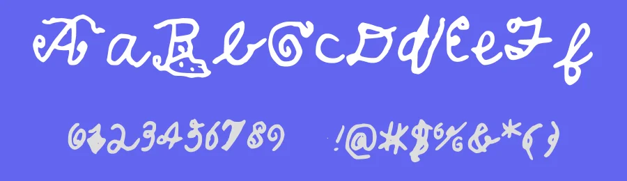 Calebs Cool Handwriting by John KingFisher — Decorative Font — thumbnail 3
