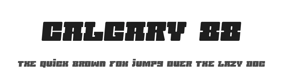 Calgary 88 by Nomaszebras — Decorative Font