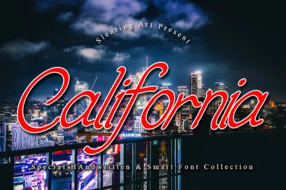 California Font by Slenting Art by Slenting Art — Script Handwritten Font