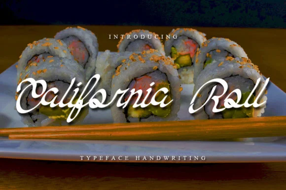 California Roll Font by Slenting Art — Script Handwritten Font