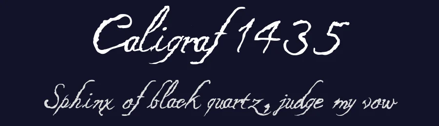 Caligraf 1435 by Galdino Otten Fonts — Script Handwritten Font — thumbnail 2
