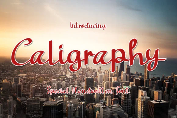 Caligraphy Font by Eddygoodboy — Script Handwritten Font
