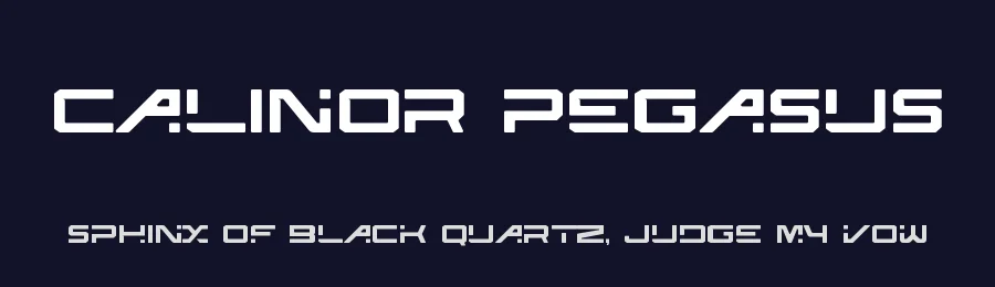 Calinor Pegasus by UI Creative — Display Font — thumbnail 2