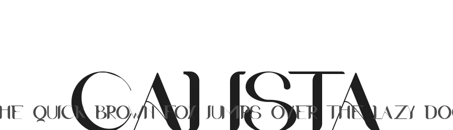 Calista by Andang Prasetyo β Decorative Font