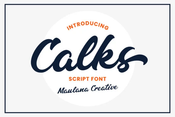 Calks Font by Maulana Creative — Script Handwritten Font