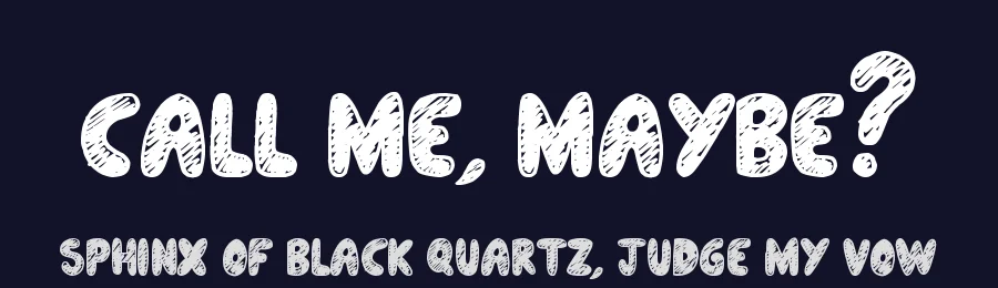 Call me, maybe? by JSH creates — Decorative Font — thumbnail 2