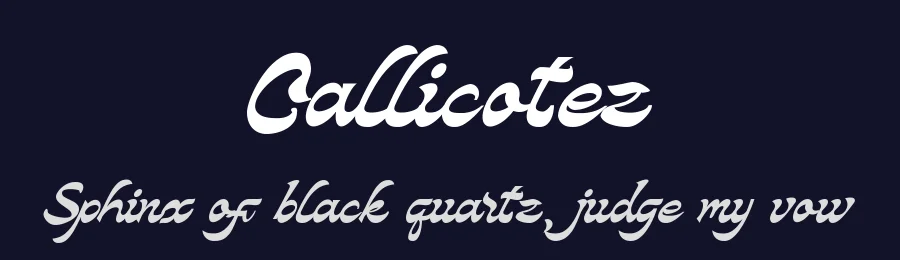 Callicotez by Sesa Grafika — Script Handwritten Font — thumbnail 2