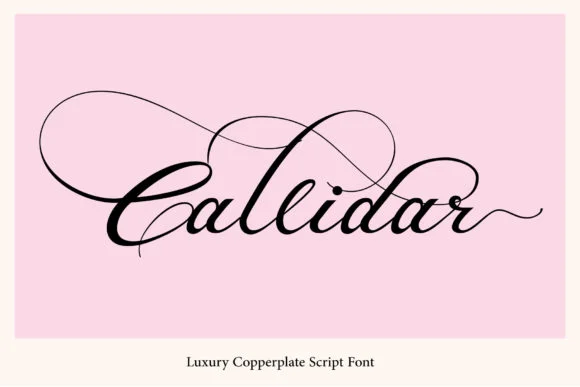 Callidar Font by ogit — Script Handwritten Font