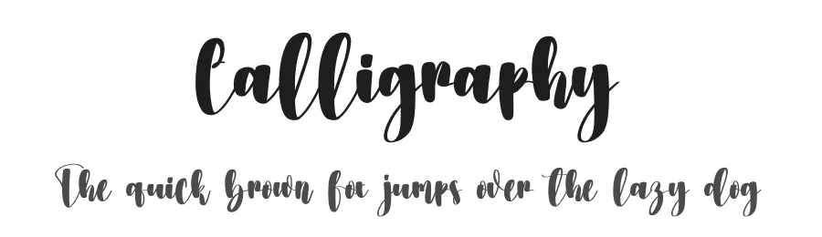 Calligraphy