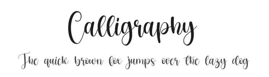 Calligraphy