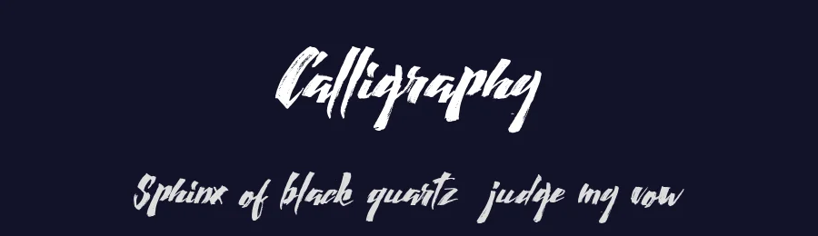 Calligraphy by Billy Argel Fonts ® — Script Handwritten Font — thumbnail 2