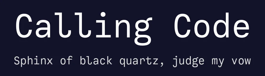 Calling Code by Dharma Type — Sans Serif Font — thumbnail 2