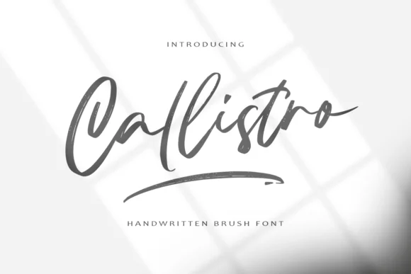 Callistro Font by RochArt — Script Handwritten Font