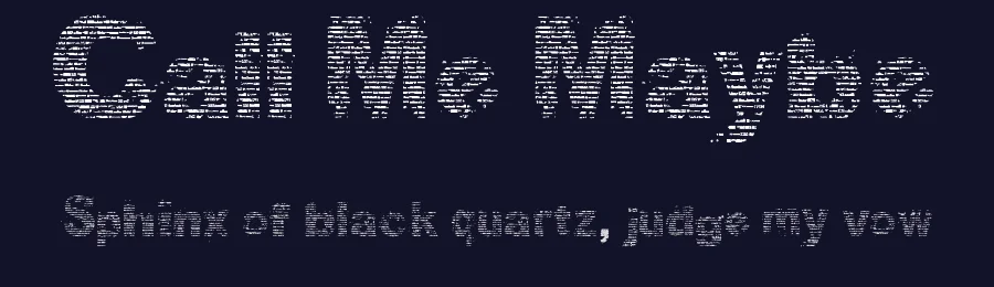 Call Me Maybe by Eky Noty — Decorative Font — thumbnail 2