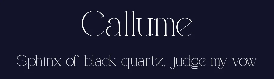 Callume by Muksal Creative — Serif Font — thumbnail 2