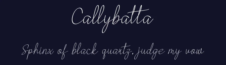 Callybatta by masantocreative — Script Handwritten Font — thumbnail 2