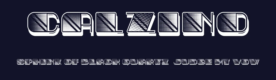 Calzino by Vladimir Nikolic — Decorative Font — thumbnail 2