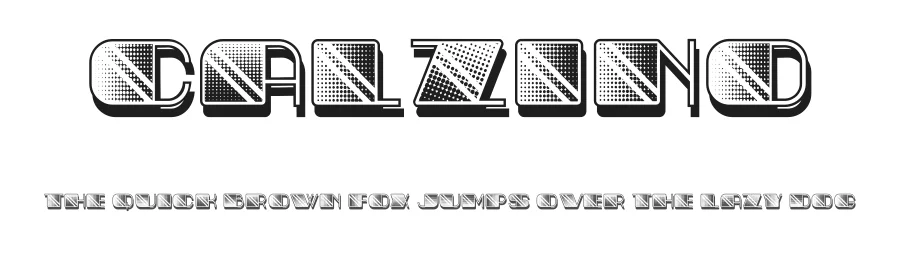 Calzino by Vladimir Nikolic — Decorative Font