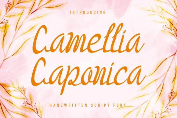 Camellia Caponica Font by WNGSTD — Script Handwritten Font