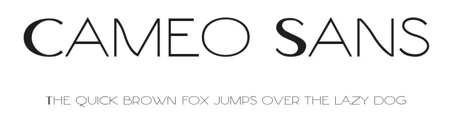 Cameo Sans by Ikiiko Type β Sans Serif Font
